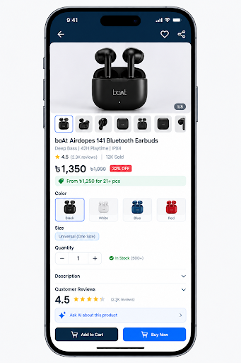 Product Details with Wholesale Bulk Pricing